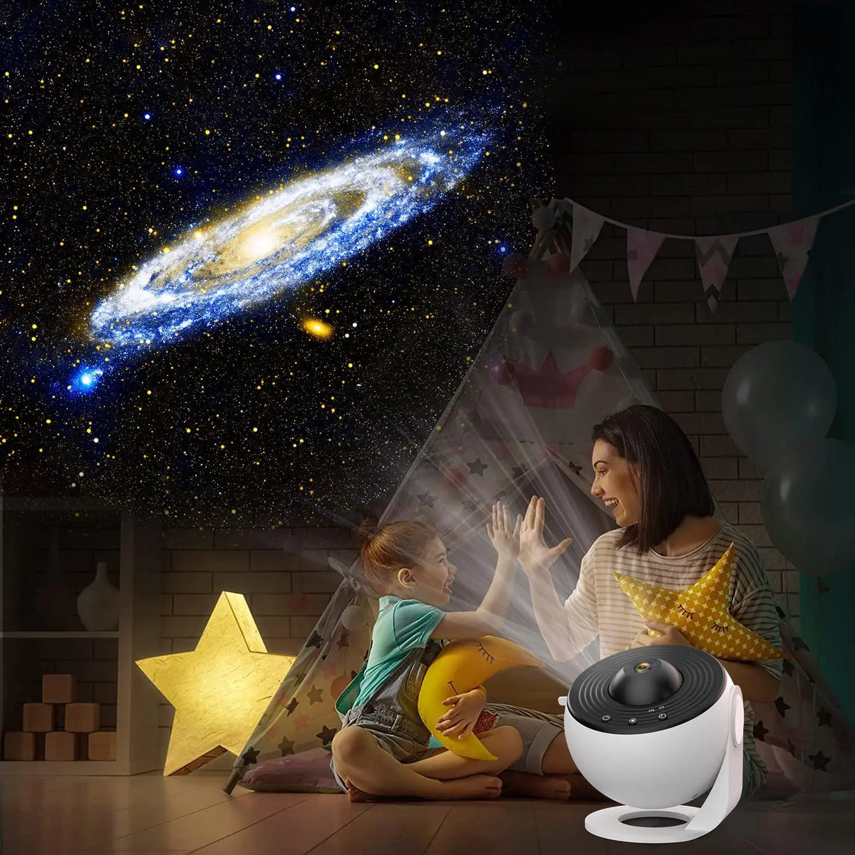 Galaxy Stjerneprojektor – 360° Roterende Stjernehimmel-lampe med 13 Skiver - - Night Light Projector - {{ product_tags }