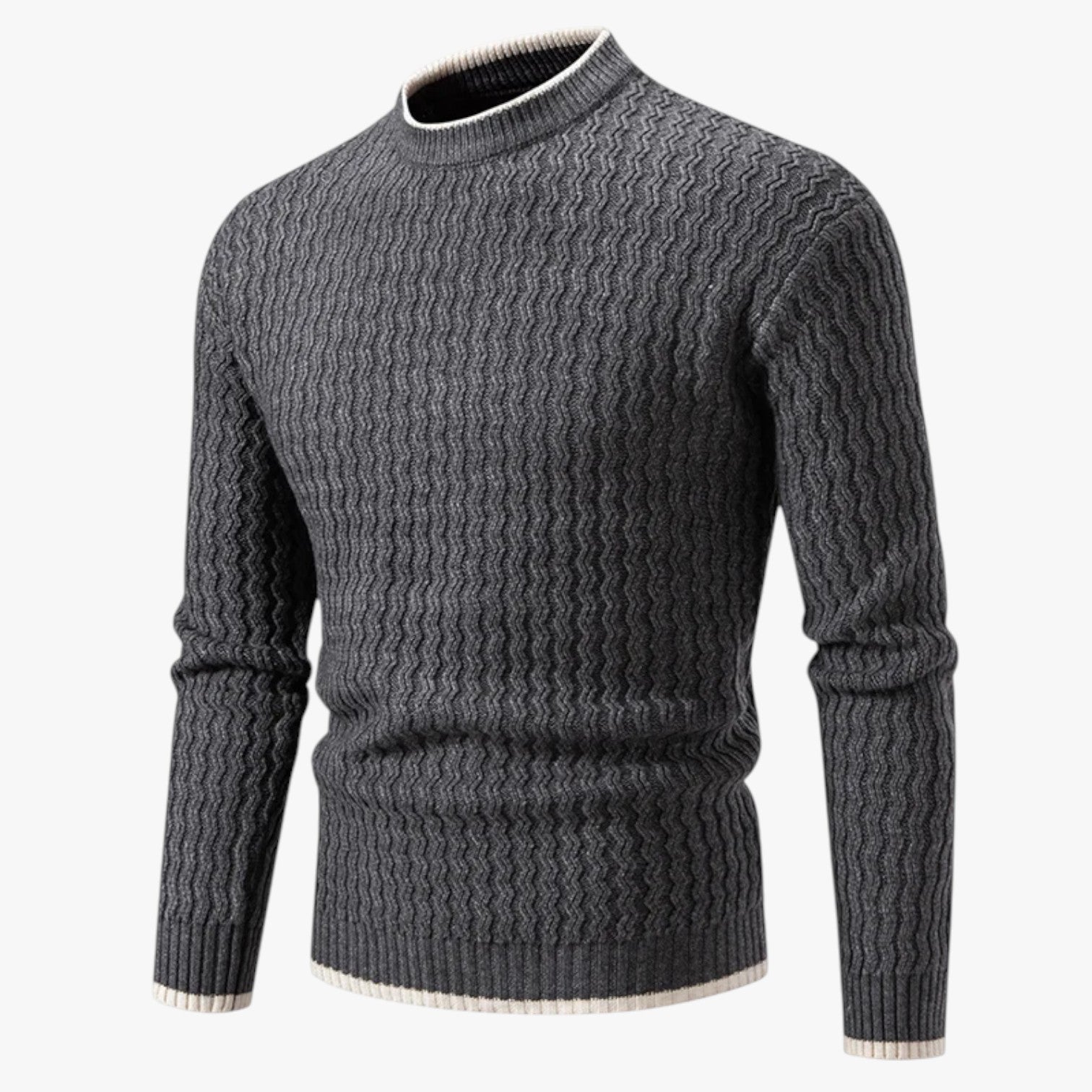 Edward | Slim herremaglioni – Varmlufts- og ungdomsstil - Grå Mørk - Edward | Slim herremaglioni – Varmlufts- og ungdomsstil - €25 - {{ product_tags }