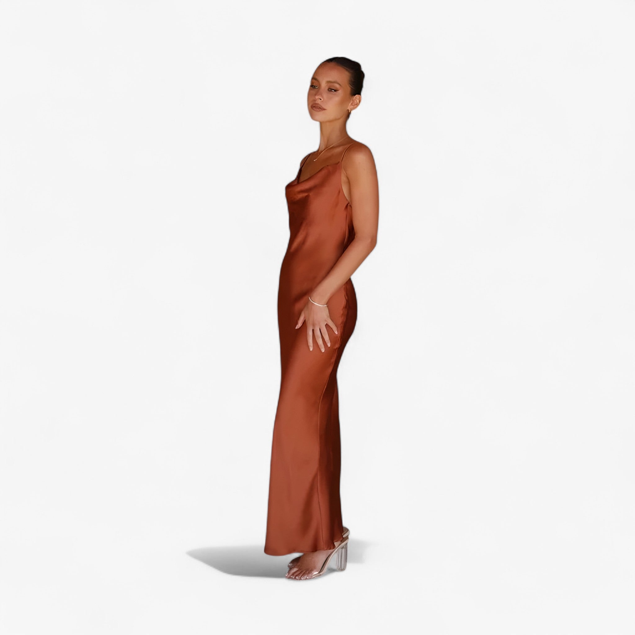 Dianne | Lang kjole i silke - - women's fashion - {{ product_tags }