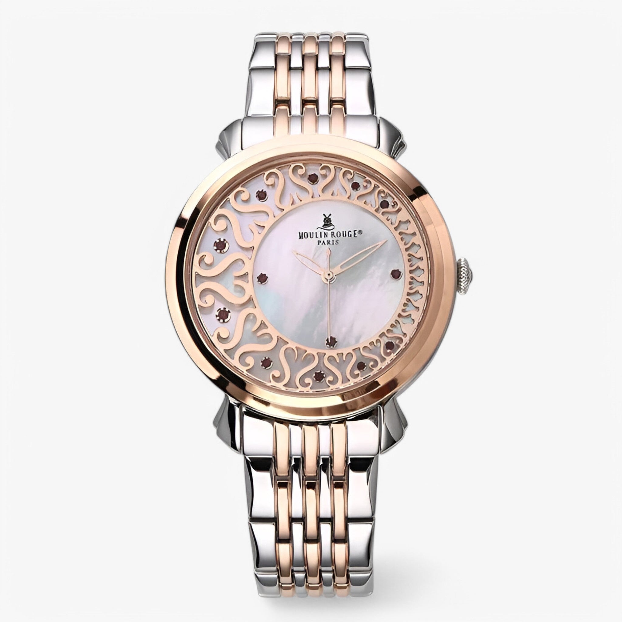 Eunice | Vintage stålur med sommerfuglespænde - rose - watches - {{ product_tags }