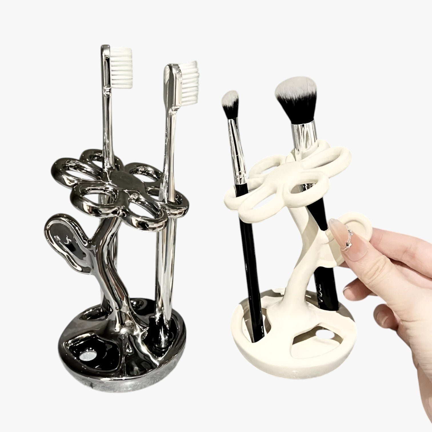 Marga | Blomsterformet opbevaringsrack – Stilfuld og praktisk organizer - - house & garden - {{ product_tags }