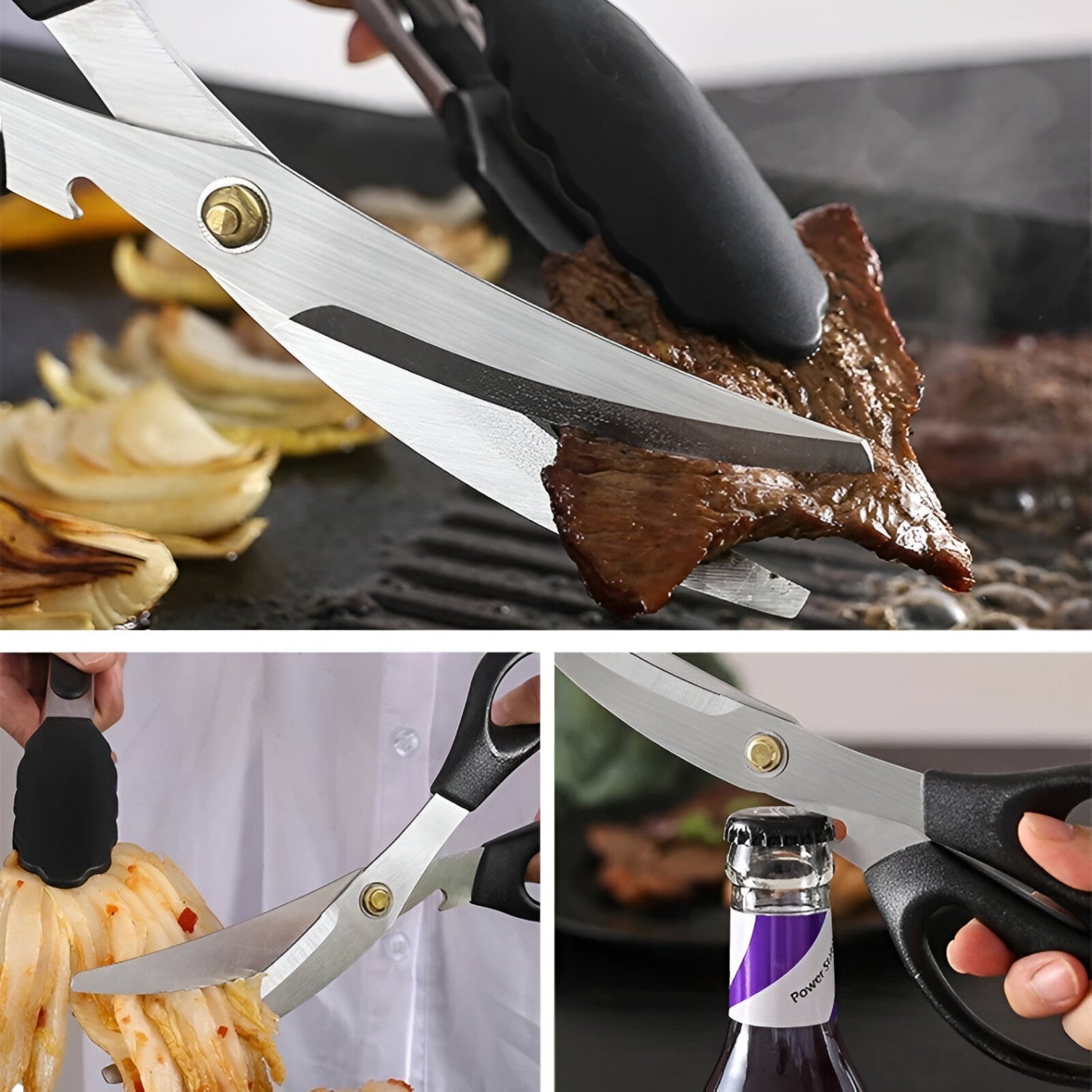 Rhett | Non-Grip & Handy - RVS BBQ skarpe klemset - - house & garden - {{ product_tags }