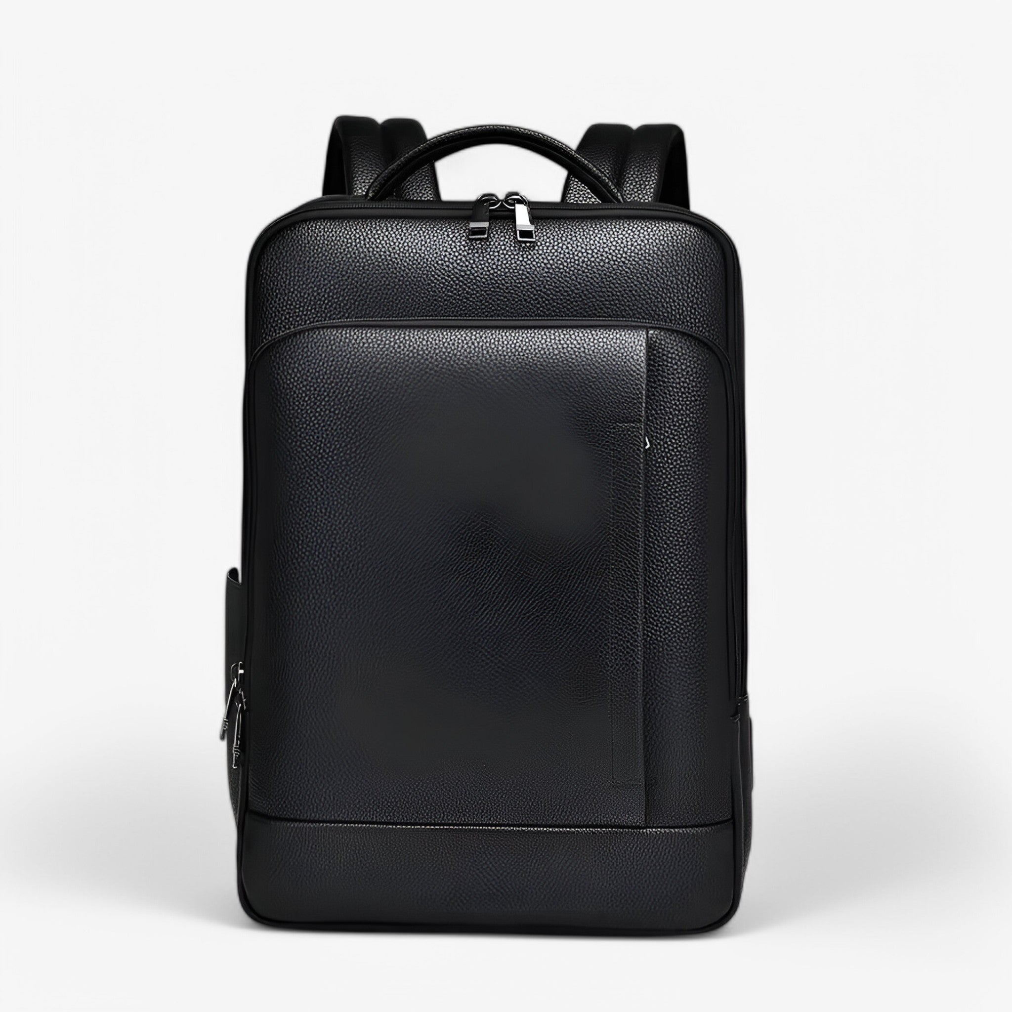 Emil | Læderrygsæk med USB - Sort-D - bags - {{ product_tags }