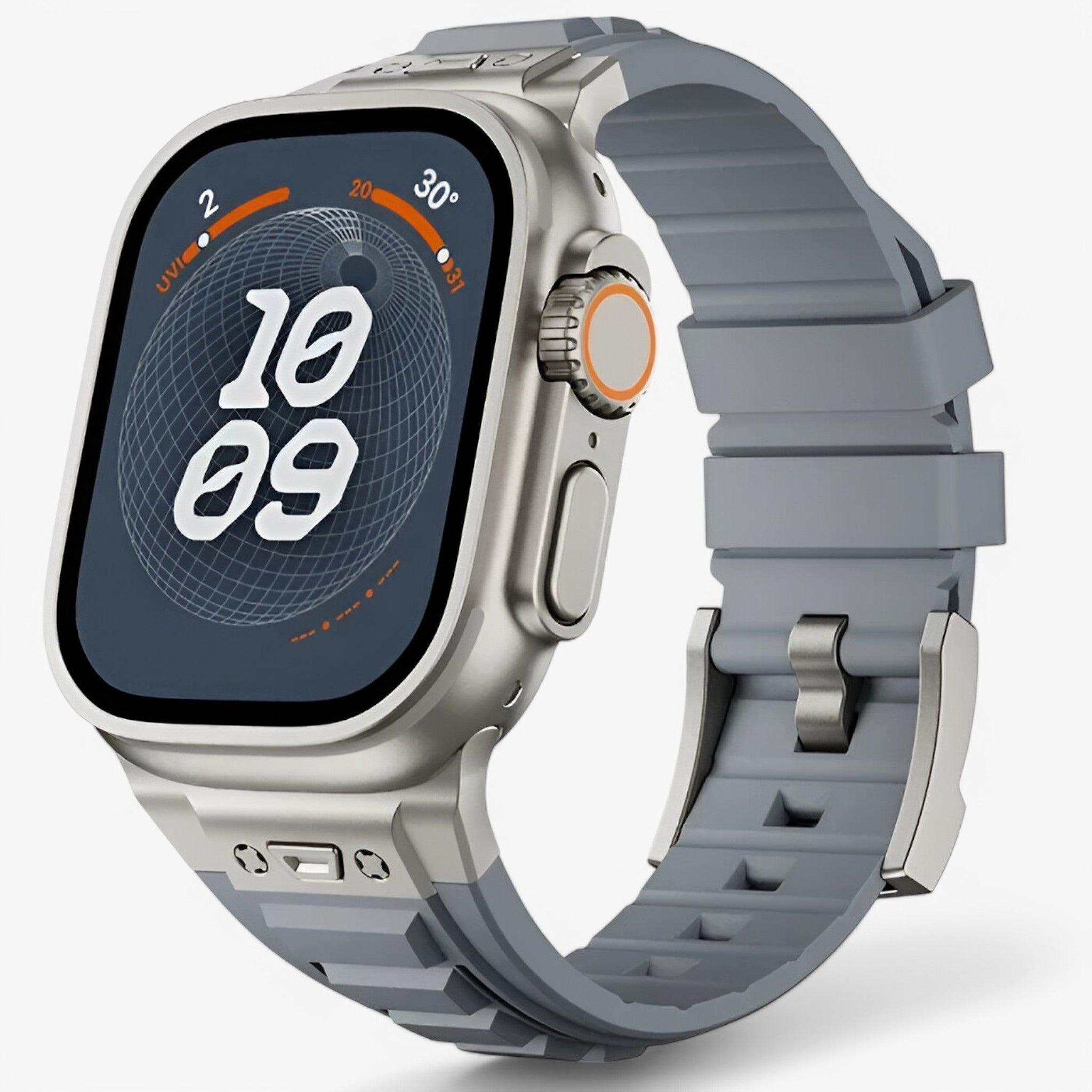 Alex | Silikone sportsbånd til Apple Watch - titanium grå - watches - {{ product_tags }