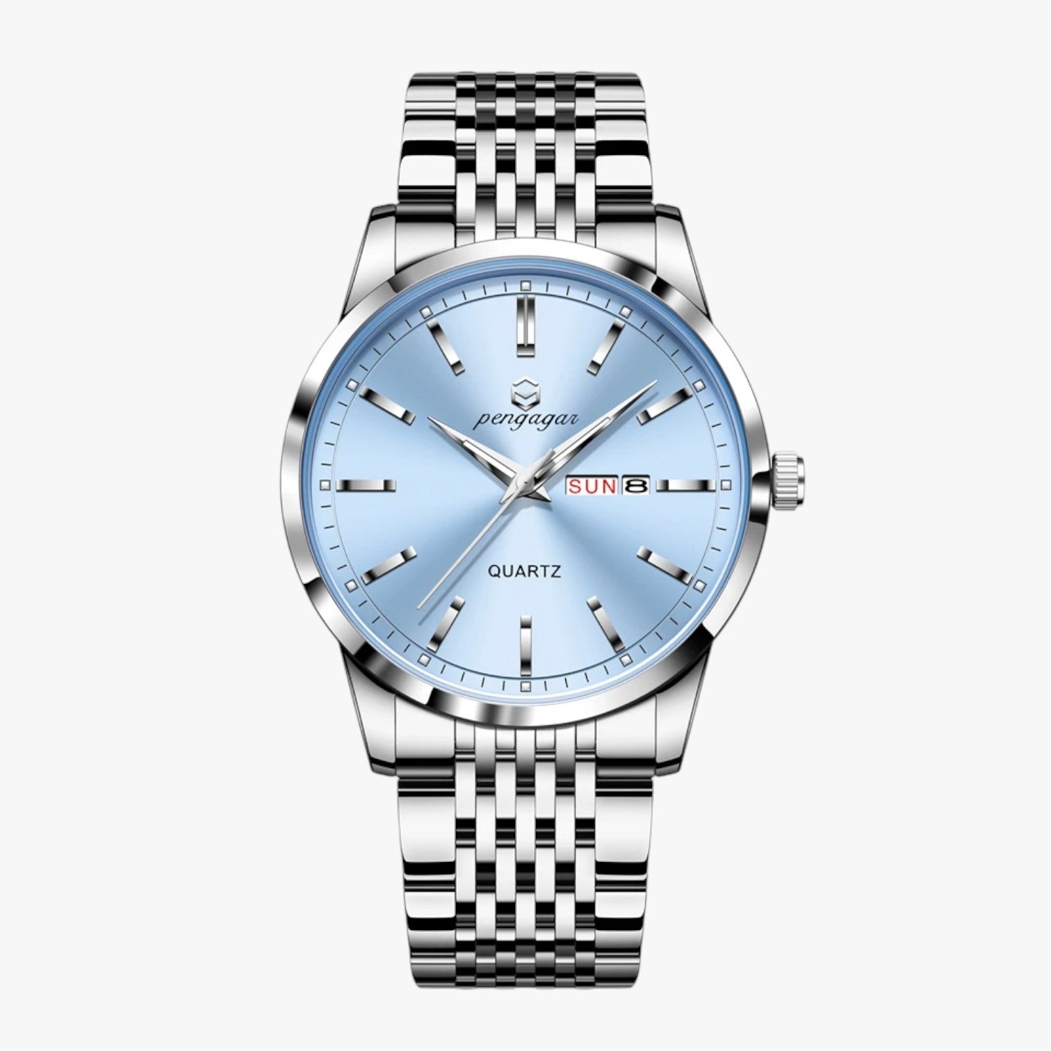 Alonzo | Elegant og vandtæt herreur - Himmelblå - watches - {{ product_tags }