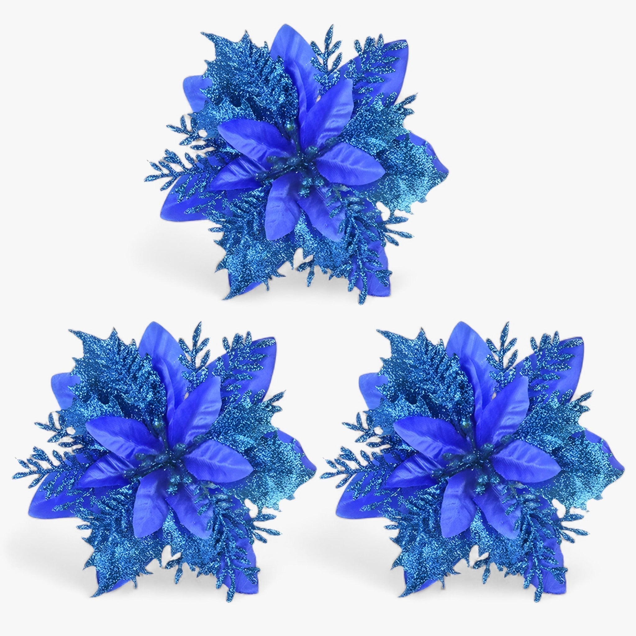Emilie | Glitrende julblomster – Giv din dekoration et dekorativt touch - Kong Blå - christmas - {{ product_tags }