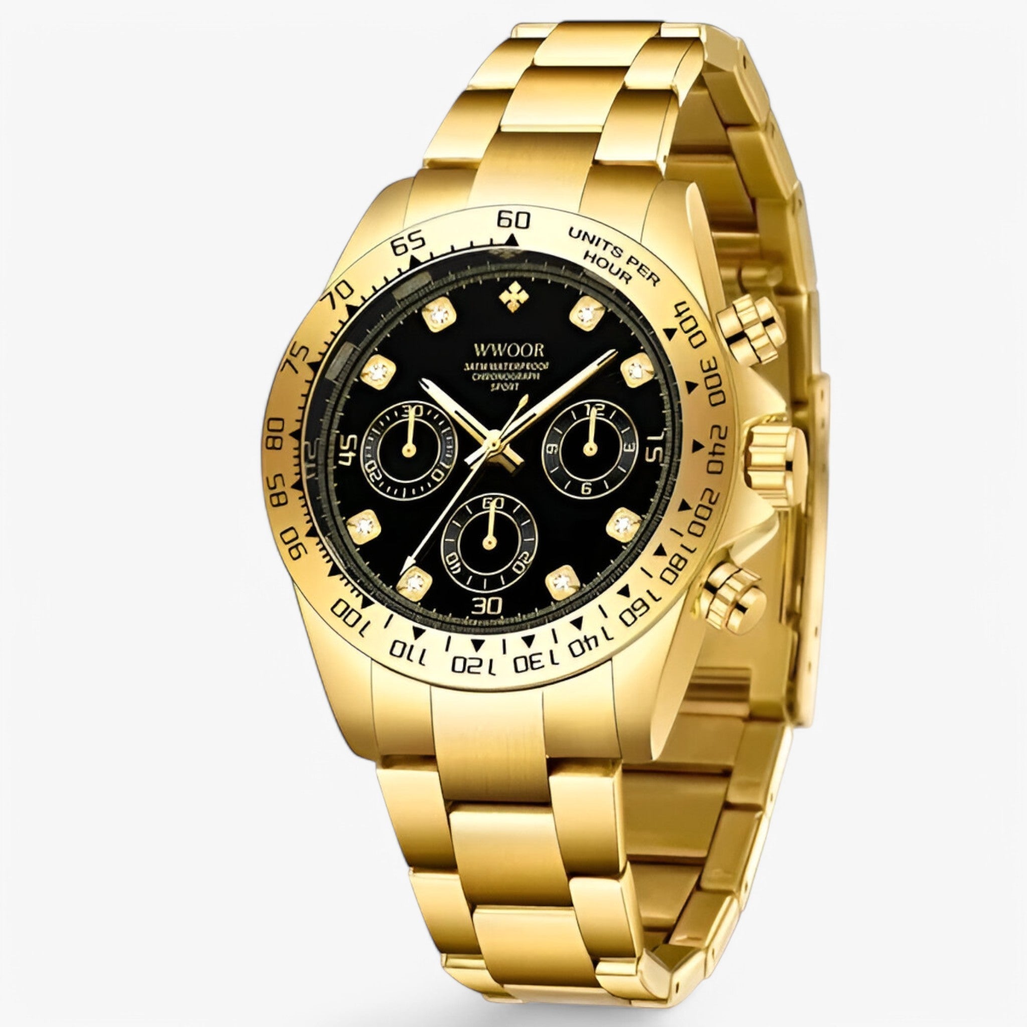Kashmir | Luksus Chronograph ur lavet af rustfrit stål - - watches - {{ product_tags }
