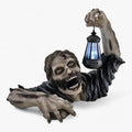 Krybende zombie | Halloween LED-lygte - skræmmende udendørs dekoration