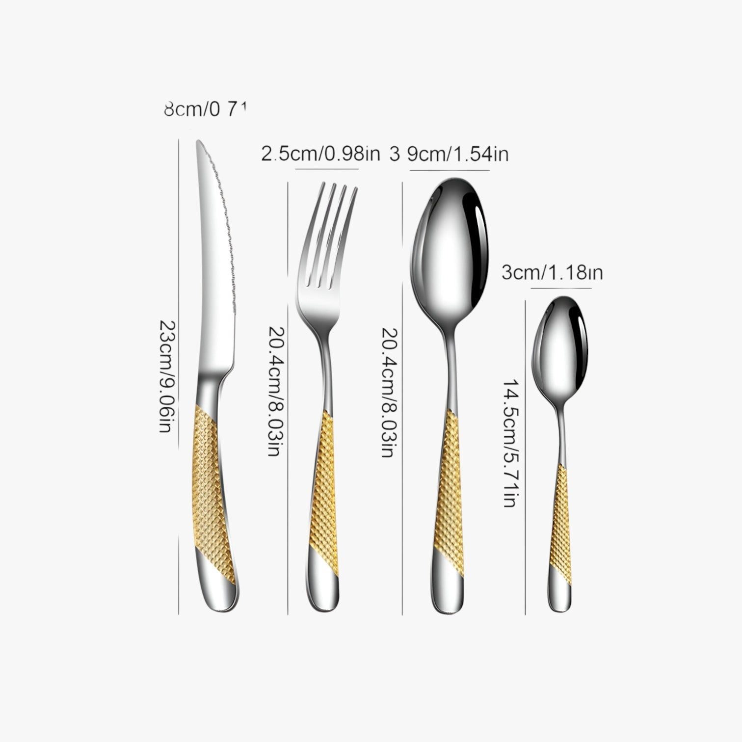 Kaeli | Sæt bestik i rustfrit stål til hele familien - - house & garden - {{ product_tags }