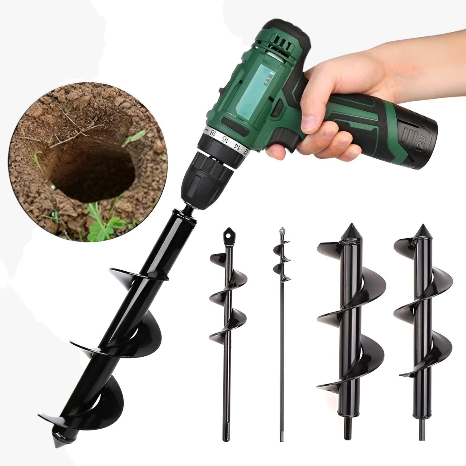 Braiden | Spiralbor - Hurtig og effektiv plantning i blød jord - - house & garden - {{ product_tags }