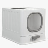 Zinnia | Large cat litter box with scratching board Less odor, more comfort