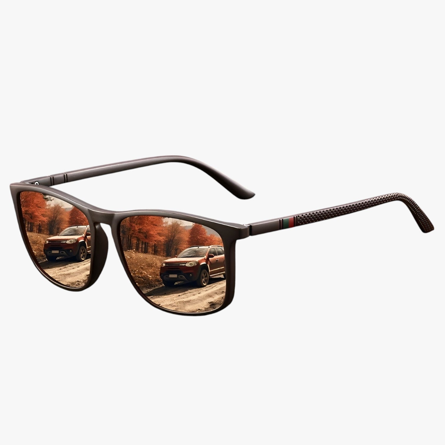 Jasper | Vintage stribede polariserede solbriller - - men's fashion - {{ product_tags }