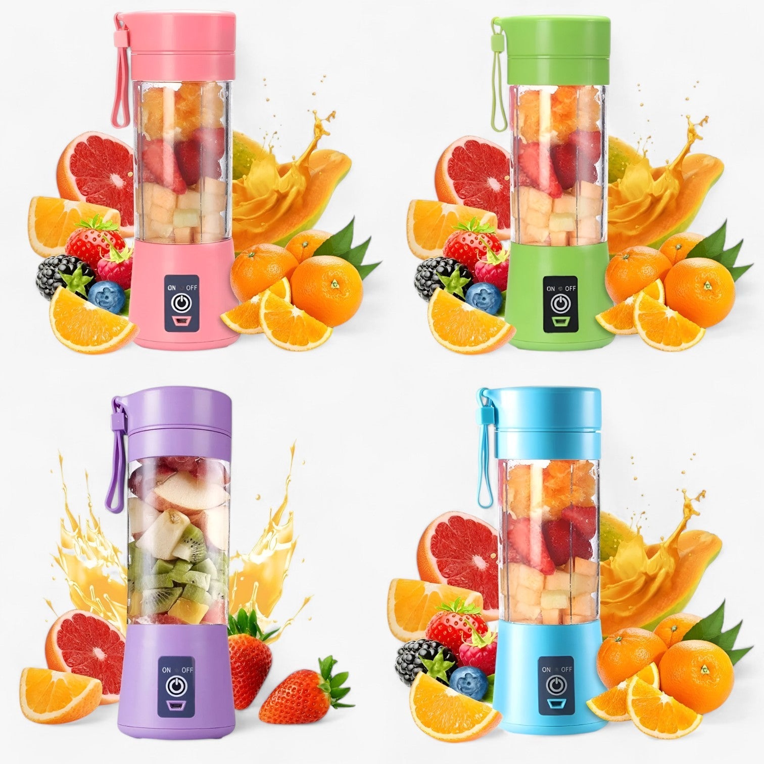 Karylle | Bærbar USB-juicer: Friske smoothies når som helst og hvor som helst - - gadgets - {{ product_tags }