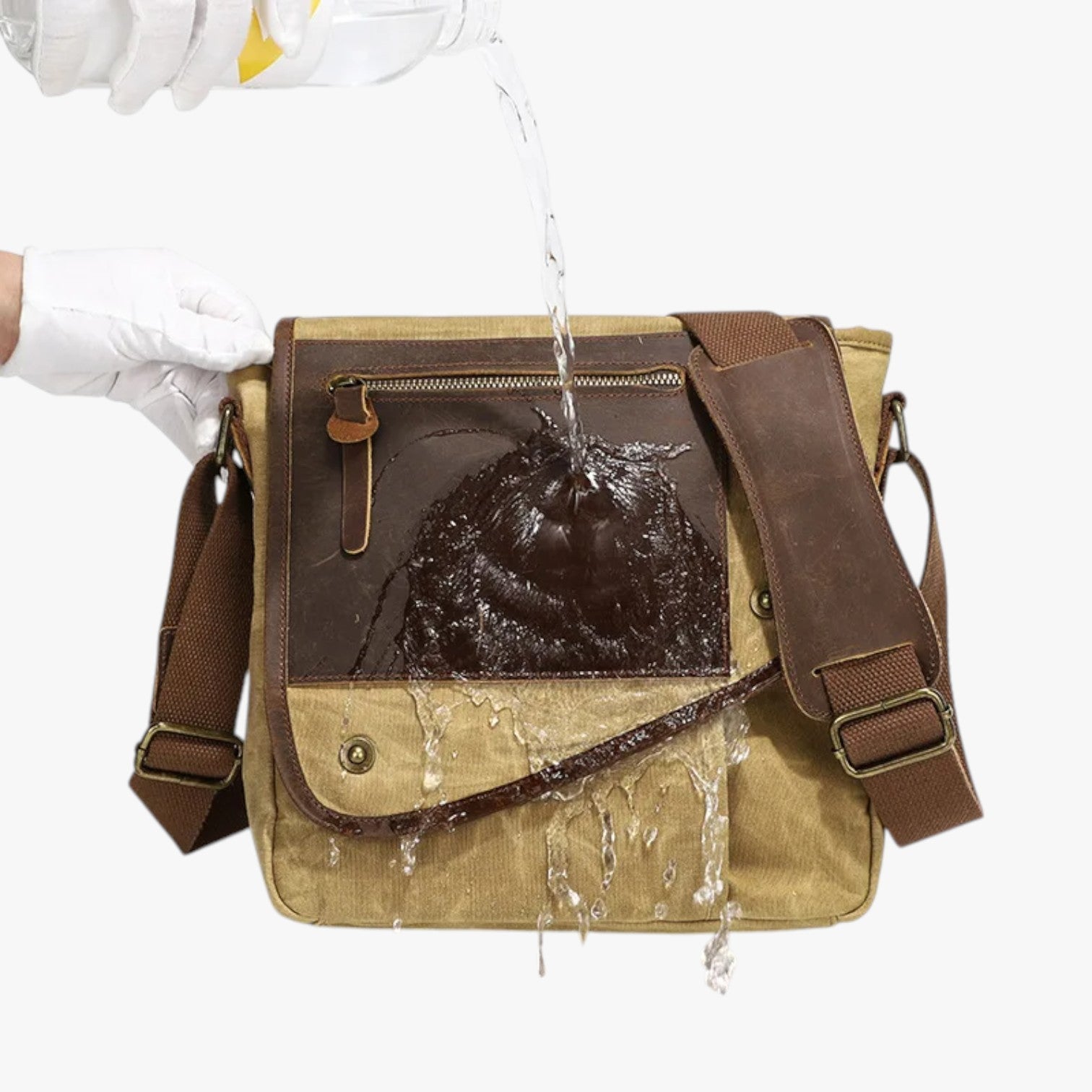 Alex | Vintage anti-tyveri og vandafvisende skuldertaske - - bags - {{ product_tags }