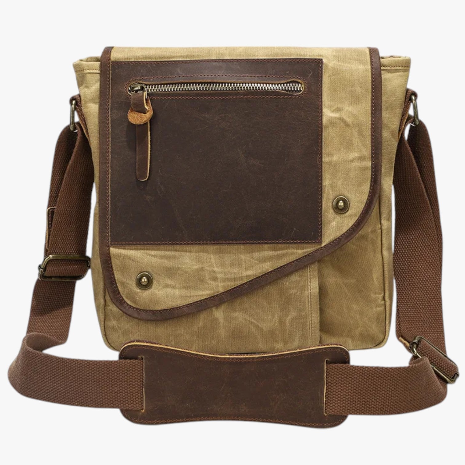 Alex | Vintage anti-tyveri og vandafvisende skuldertaske - Gul - bags - {{ product_tags }