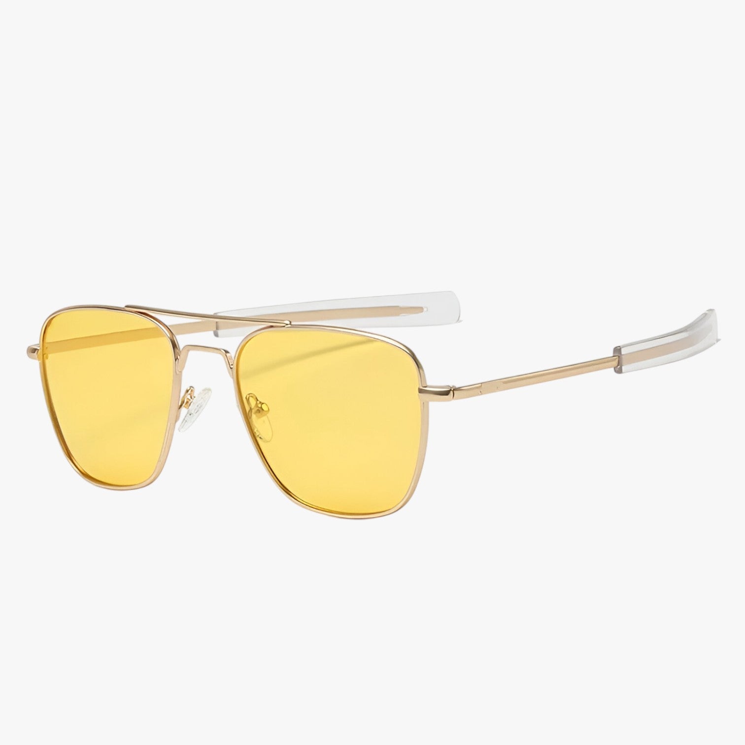 Max | Vintage solbriller i let metal - Gul Guld Polariseret - men's fashion - {{ product_tags }