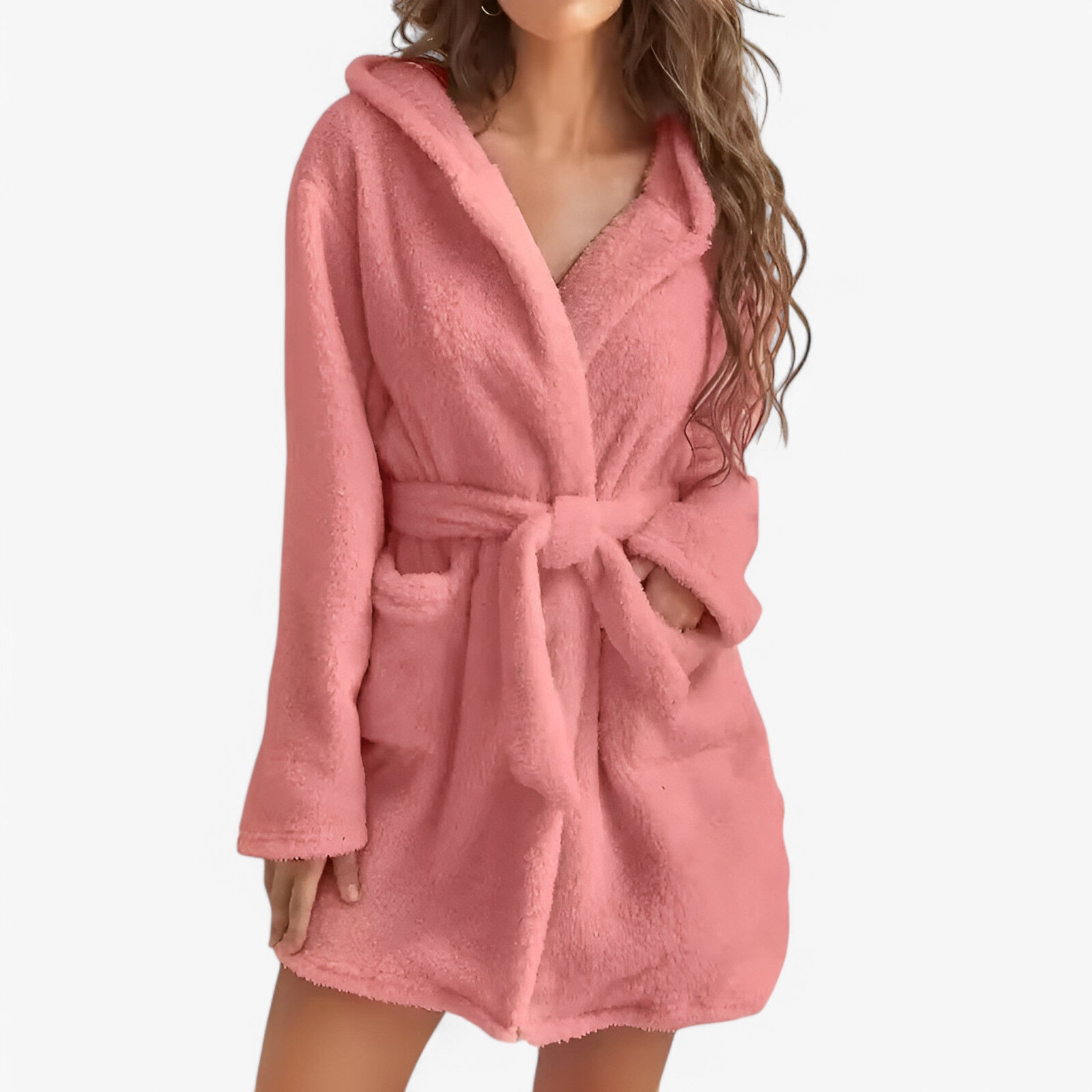 Freja | Varm og Fuzzy Hættebadekåbe - - women's fashion - {{ product_tags }