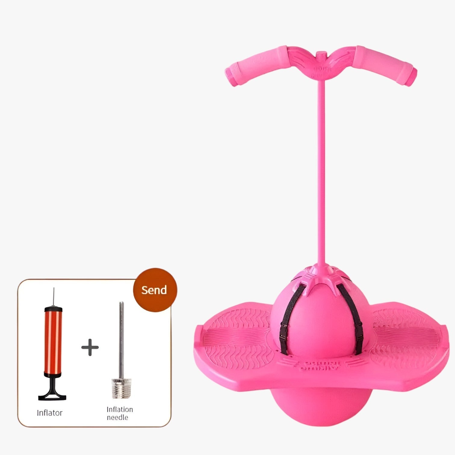 Emory | Forår højere, leg sikrere – Eksplosionssikker elastisk bold til børn - Rosa - baby - {{ product_tags }