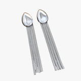 Flora | Fragrant drop earrings with long, radiant paw