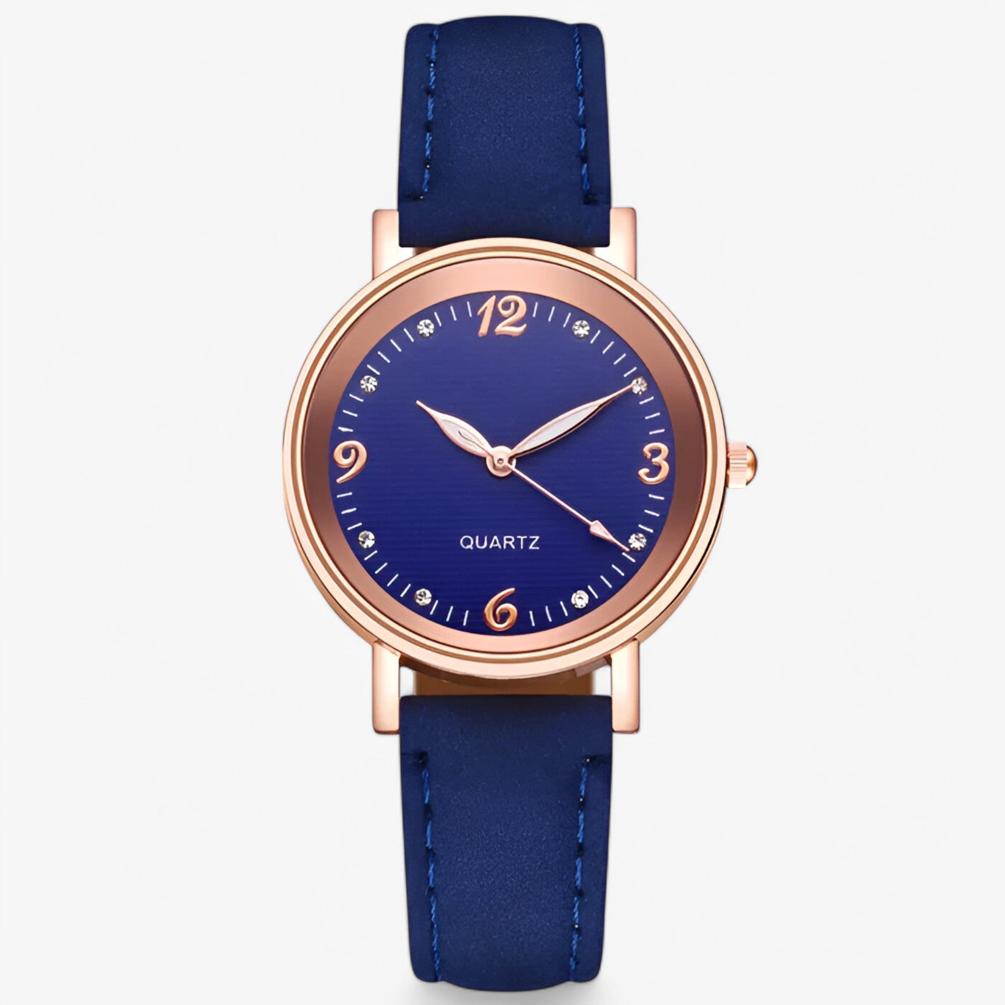 Danna | Rustfrit stål quartz ur - Blå - watches - {{ product_tags }