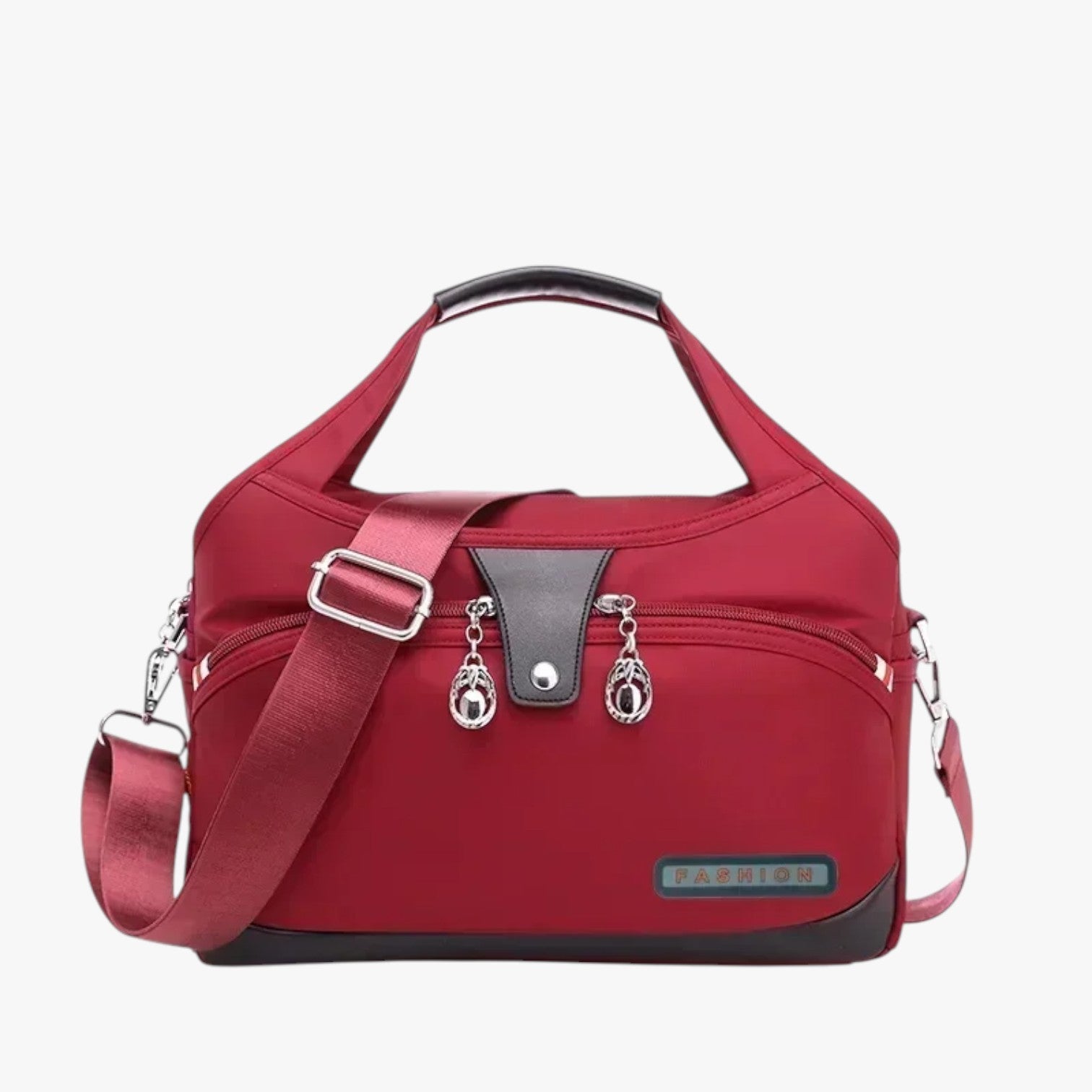 Leona | Stilfuldt skuldertaske med ekstra plads - Rød - Leona | Stilfuldt skuldertaske med ekstra plads - €25 - {{ product_tags }