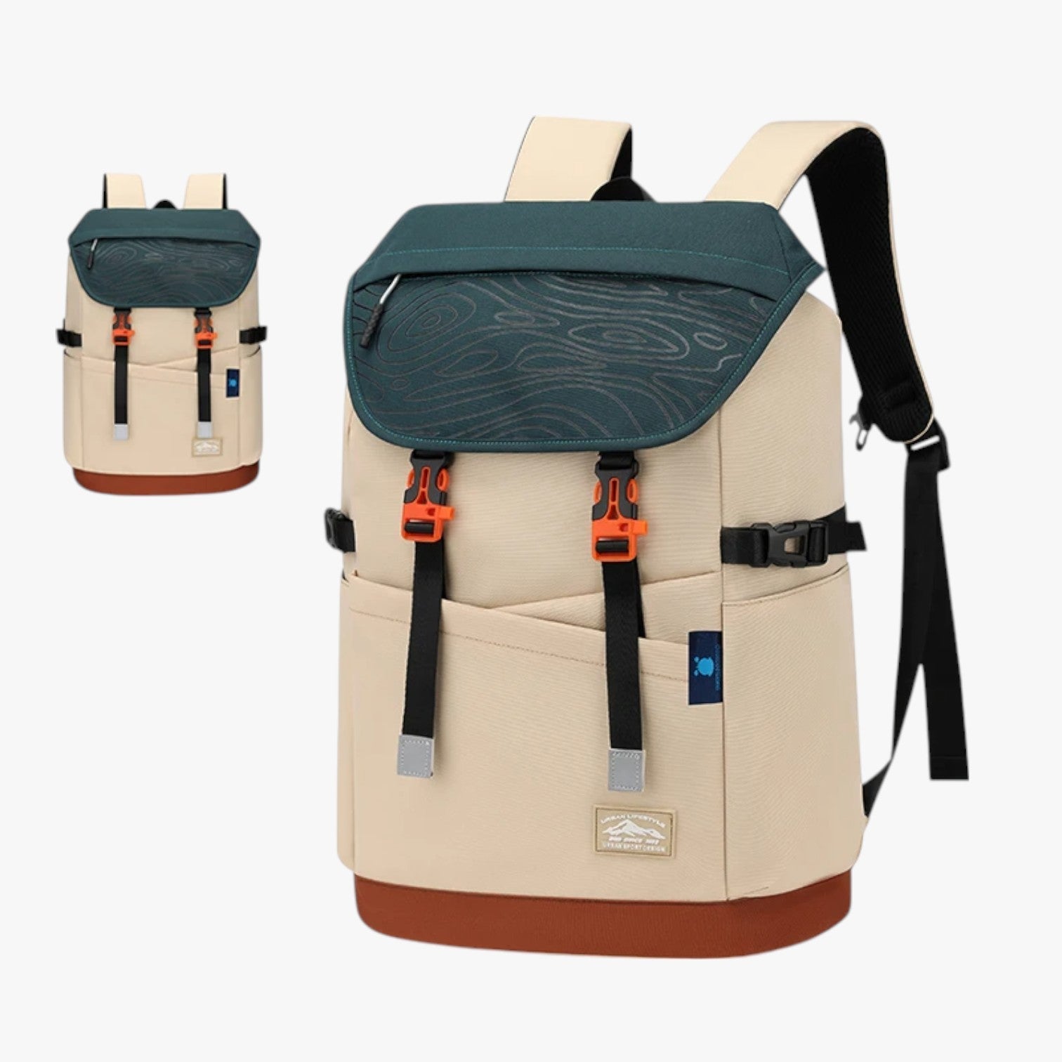 Maxwell | Udendørs Rygsæk 40L Kompakt, rummelig, klar til eventyr - Gul 15 tommer - Maxwell | Udendørs Rygsæk 40L Kompakt, rummelig, klar til eventyr - €25 - {{ product_tags }