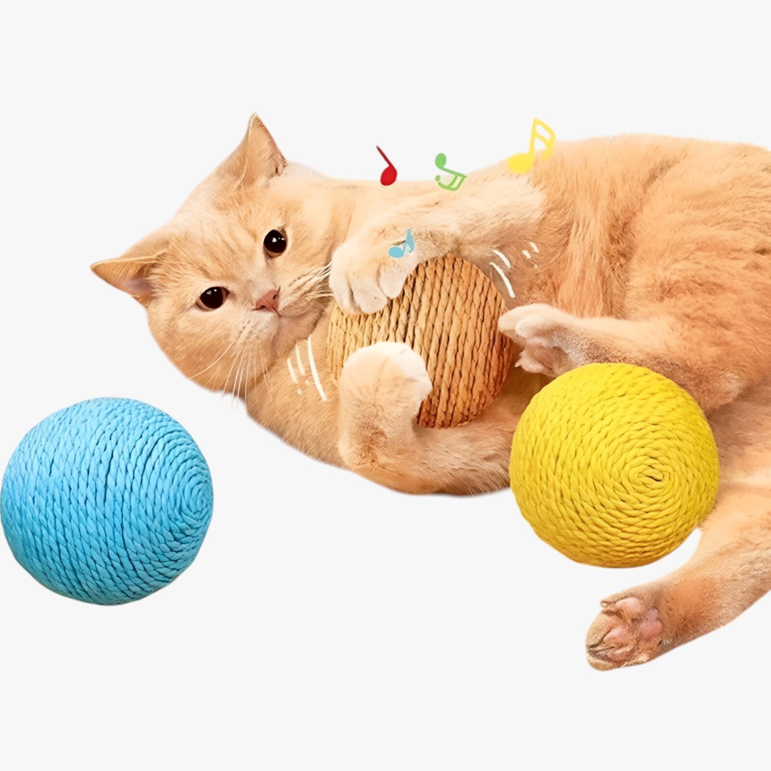 Elio | Legetøjspakke på 8 cm til katte Interaktiv, Bider og med Lyde - - other - {{ product_tags }