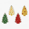 Putuo Decor | Decorazione da tavolo per albero di Natale - Set di 4 pezzi per soggiorno, casa di campagna e regali