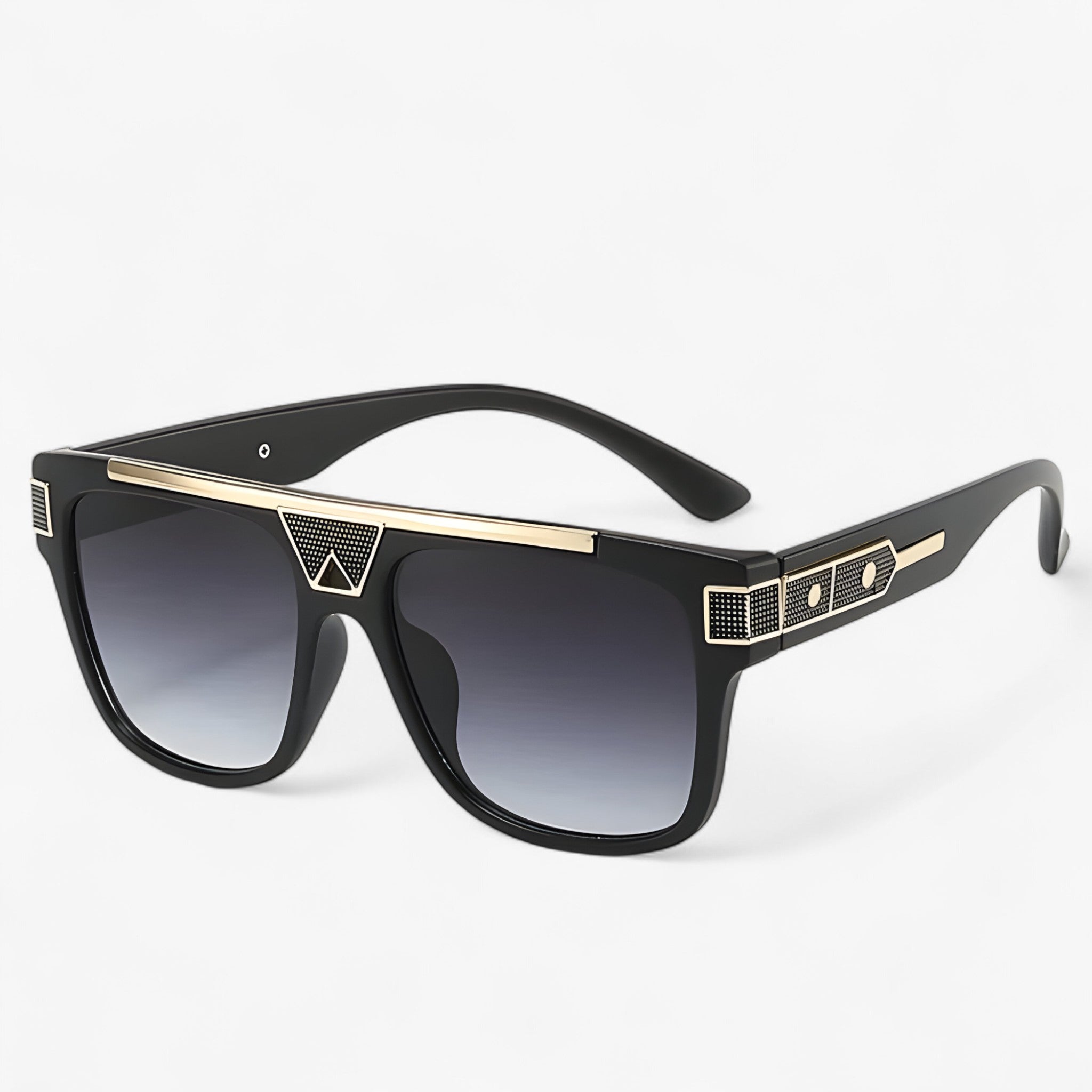 Samuel | Vintage Aviator Solbriller med Stel - Skyggelagt grå Som billede - watches - {{ product_tags }