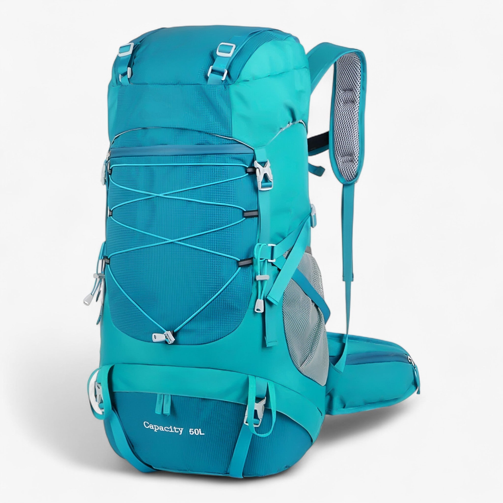 50L vandtæt nylon rygsæk til eventyrlige rejser - Dyb blå - bags - {{ product_tags }