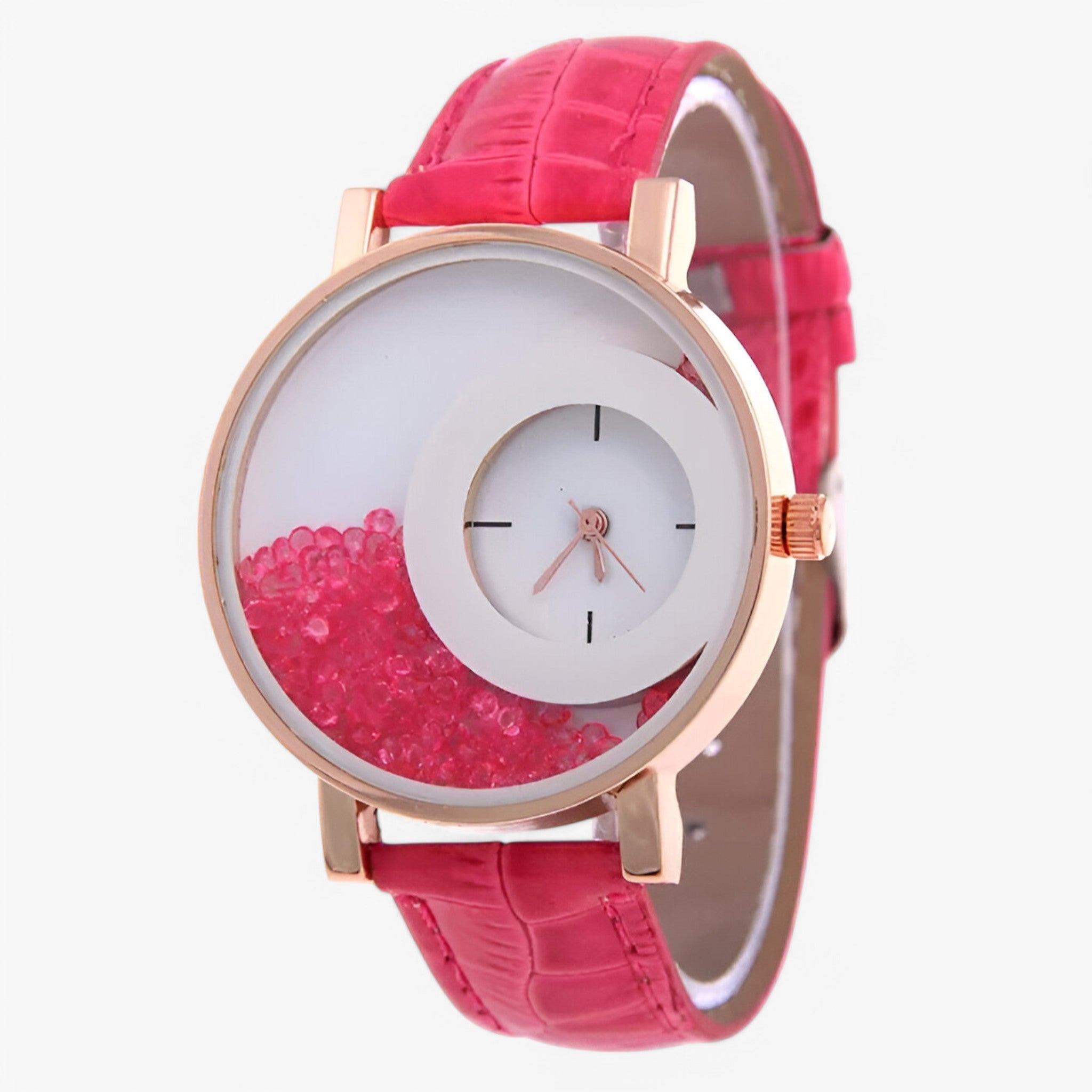 Odette | Dameur med brillant urskive - Lyserød 2 - watches - {{ product_tags }