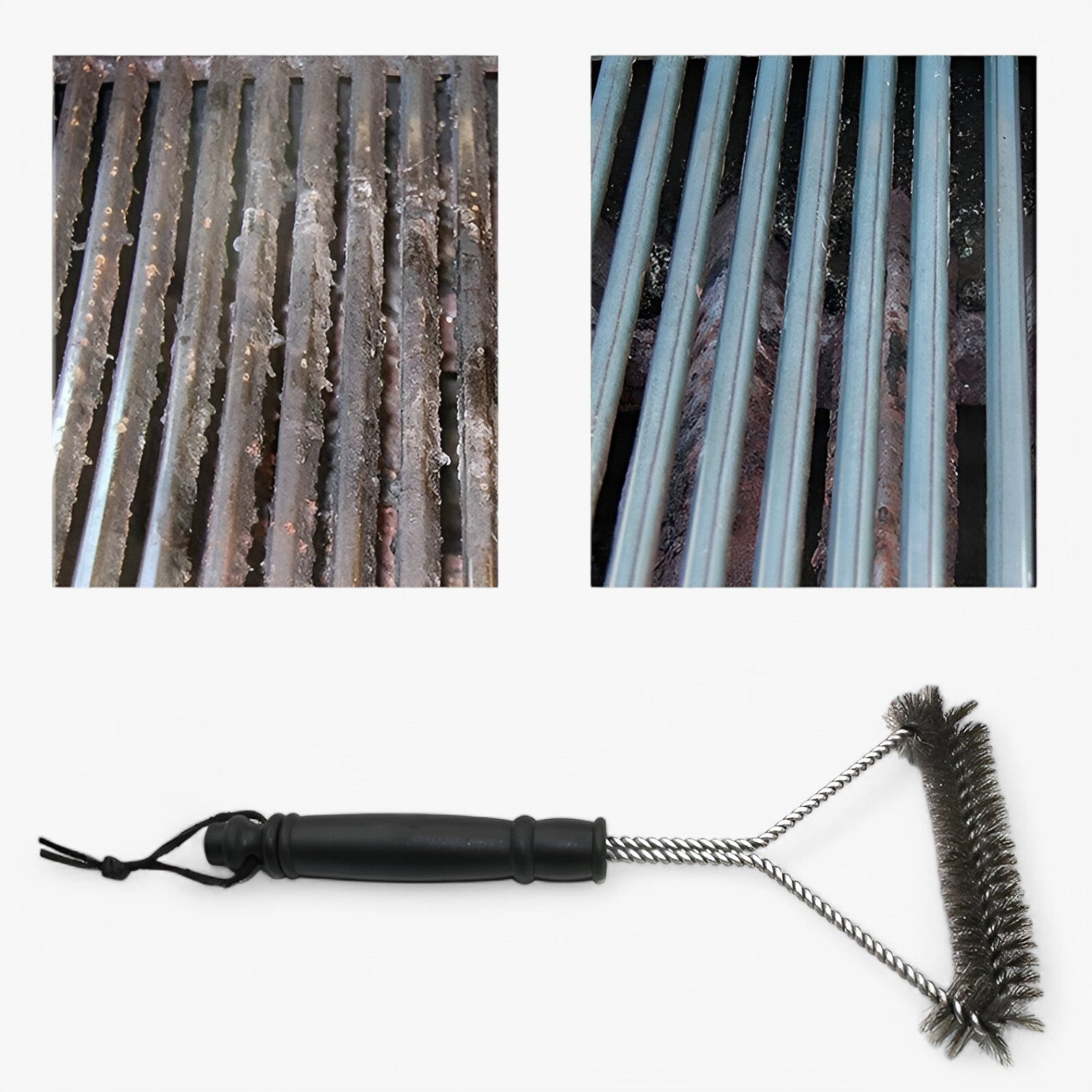 Cezary | Kraftfuld BBQ-rengøringsbørste – Dybderengøring på sekunder - - house & garden - {{ product_tags }