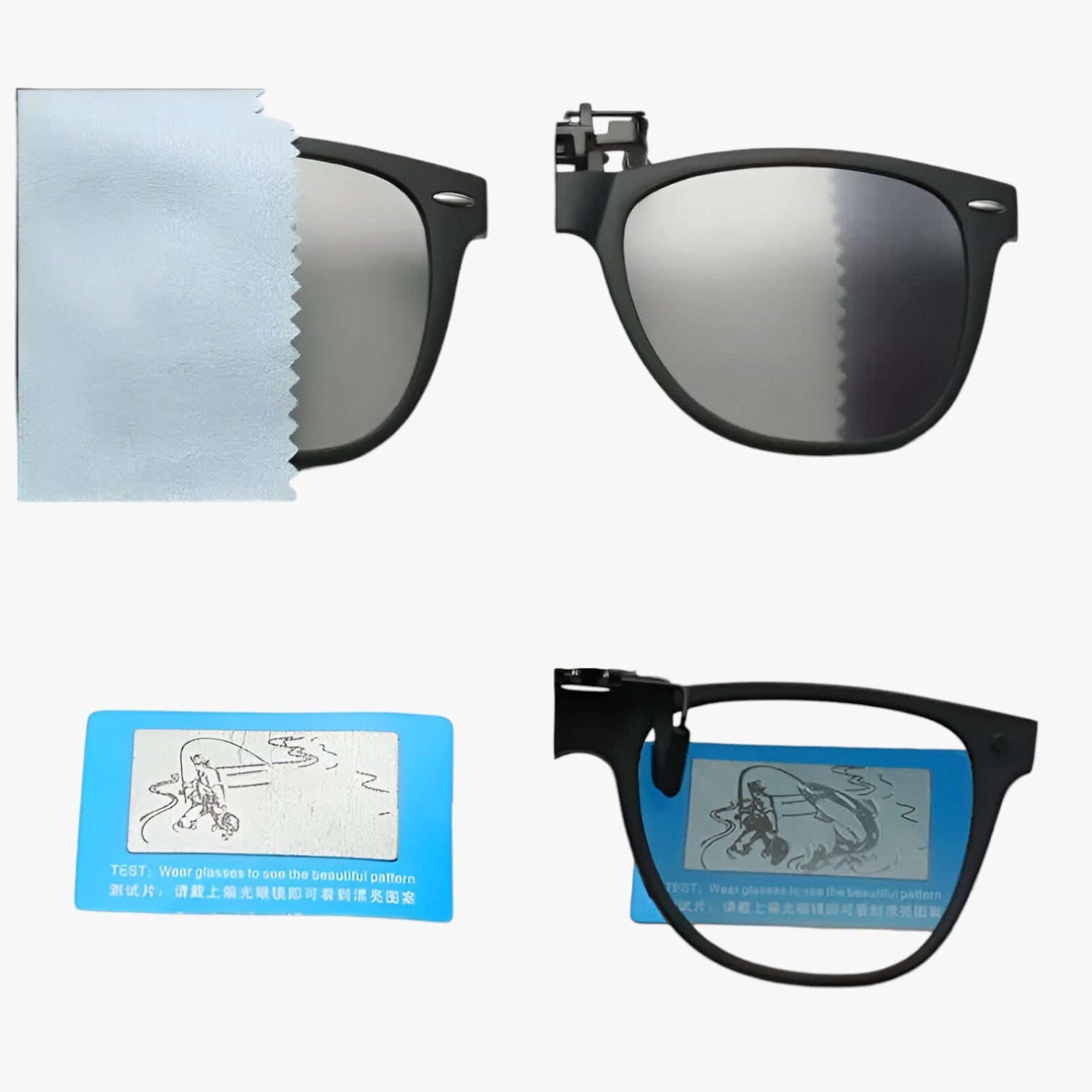 Archer | Flip-Up Polariserede Kørebriller – Klar Syn Dag og Nat - - men's fashion - {{ product_tags }
