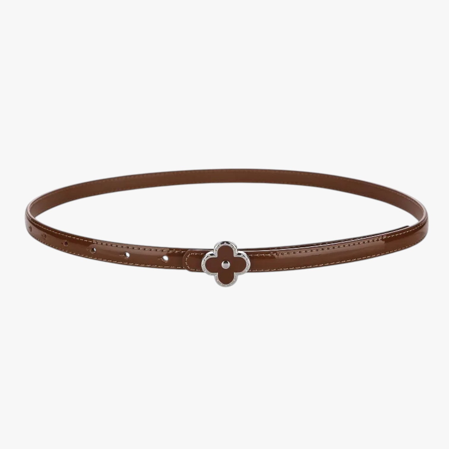 Lilly | Tynd talje i ægte læder til elegante outfits - brændt orange 100cm - Lilly | Tynd talje i ægte læder til elegante outfits - €25 - {{ product_tags }