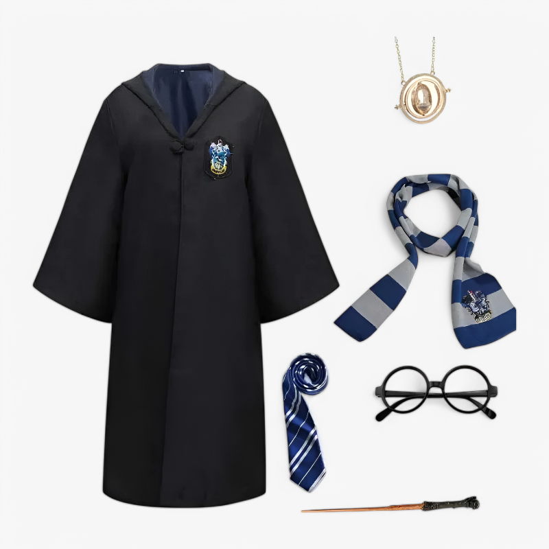Harry Potter Kostume - Komplet med tilbehor