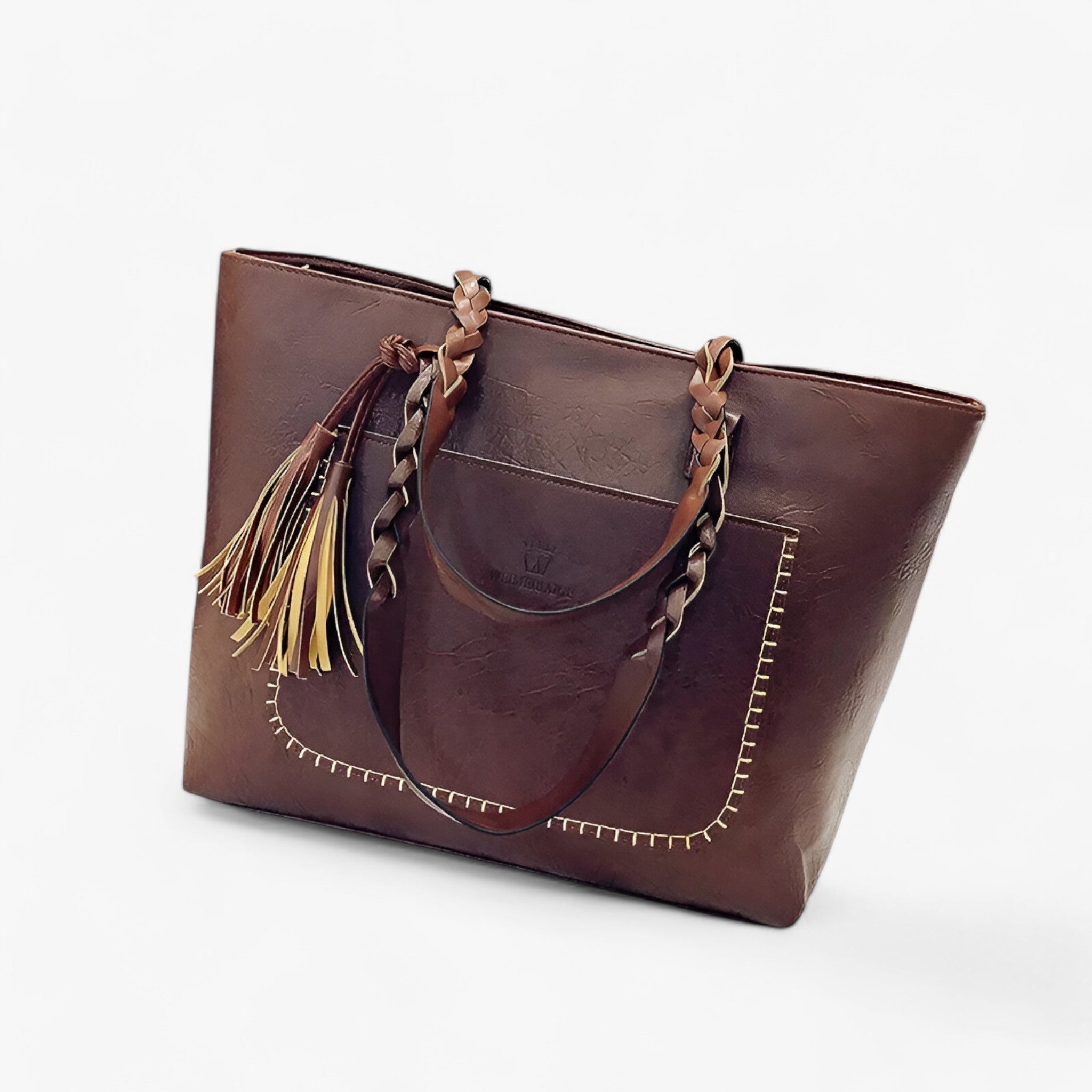 Clea | Lædertaske med kvast - - bags - {{ product_tags }