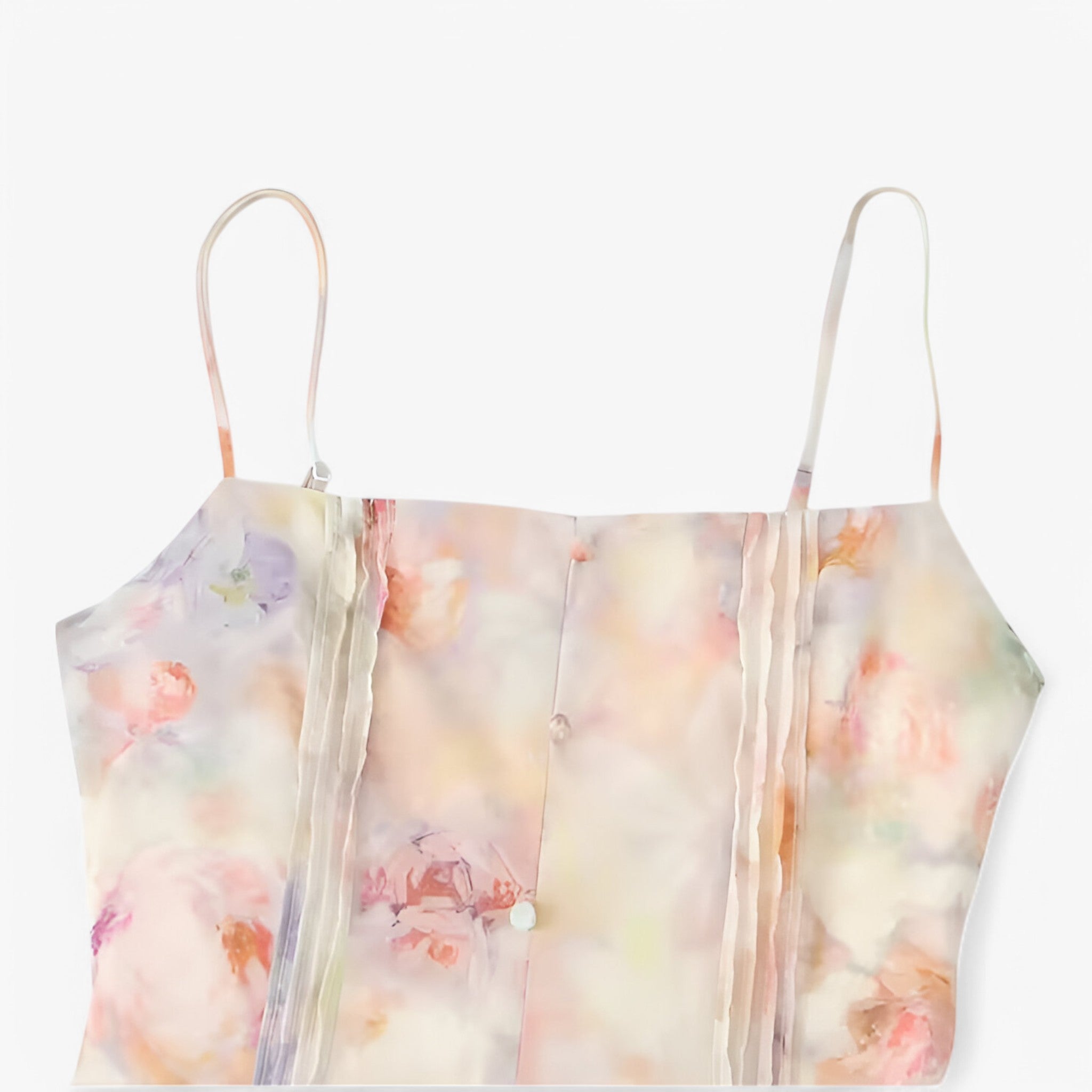 Elisa | Plisseret blomstret sommerkjole - - women's fashion - {{ product_tags }