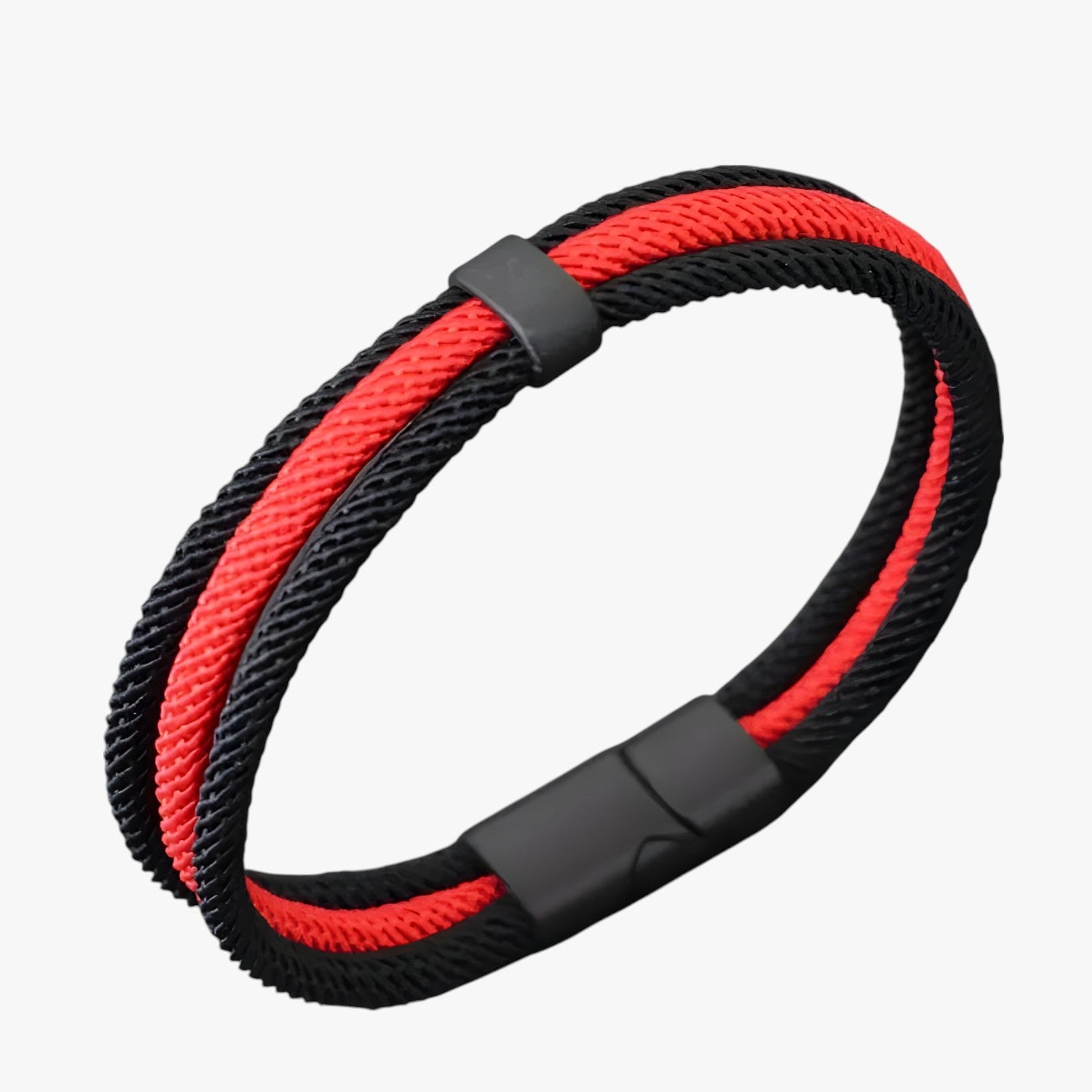 River | Nautisk Armbånd til Mænd med Knude og Aftagelig Lukning - Rød Tråd - River | Nautisk Armbånd til Mænd med Knude og Aftagelig Lukning - €25 - {{ product_tags }
