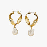 Audrey | Torque Earrings - Sustainable & Stylish 18k Gold-Plated