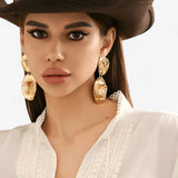 Alena| Vintage cowboyhat øreringe - Trendy festtilbehør