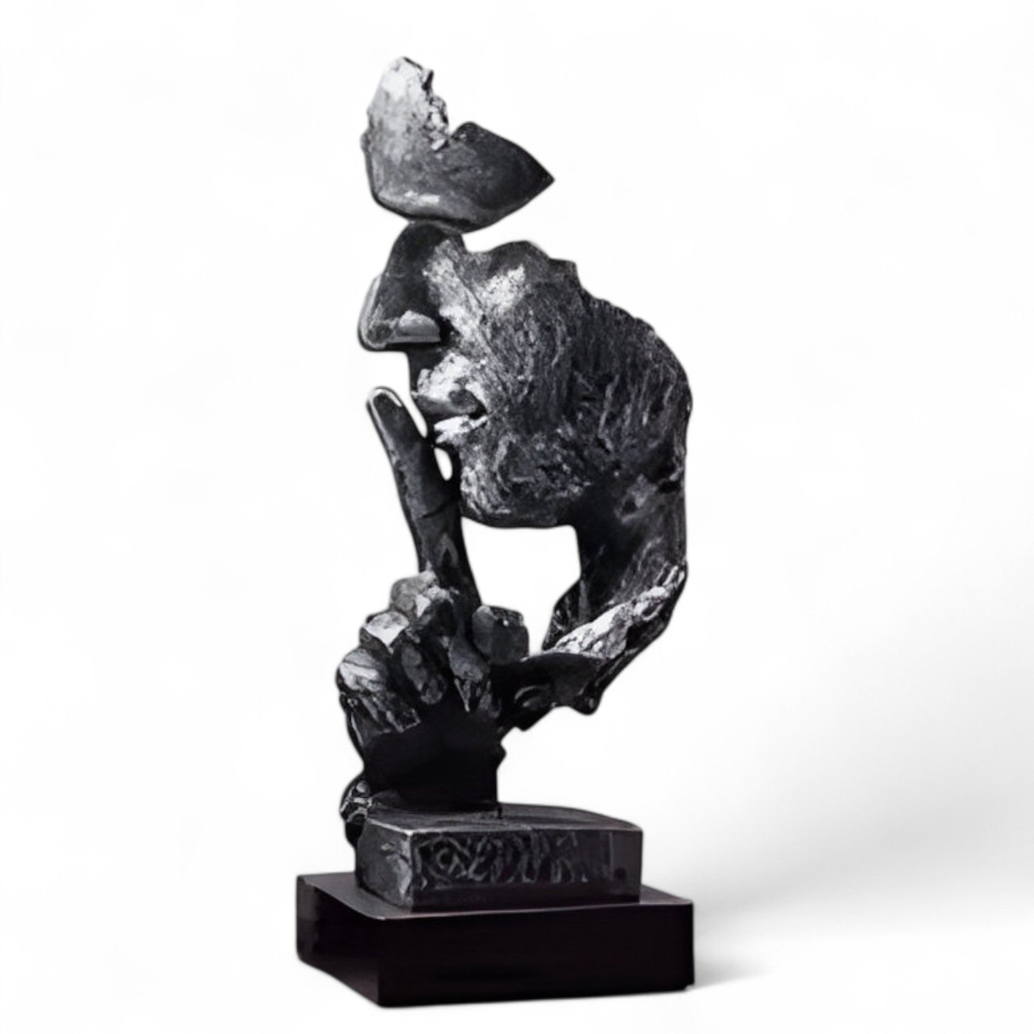 Noah | Stilfærdig ekspression, stimulerende Art Déco skulptur - Sølv - house & garden - {{ product_tags }