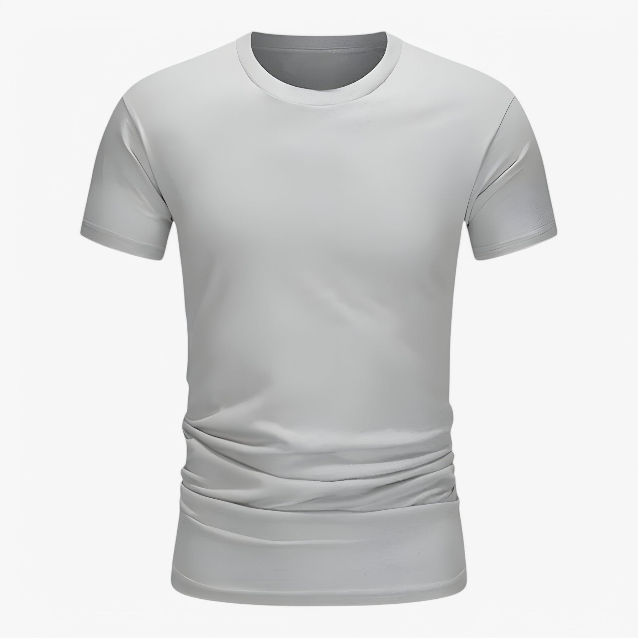 Dario | T-Shirt i bomuld - Grå - men's fashion - {{ product_tags }