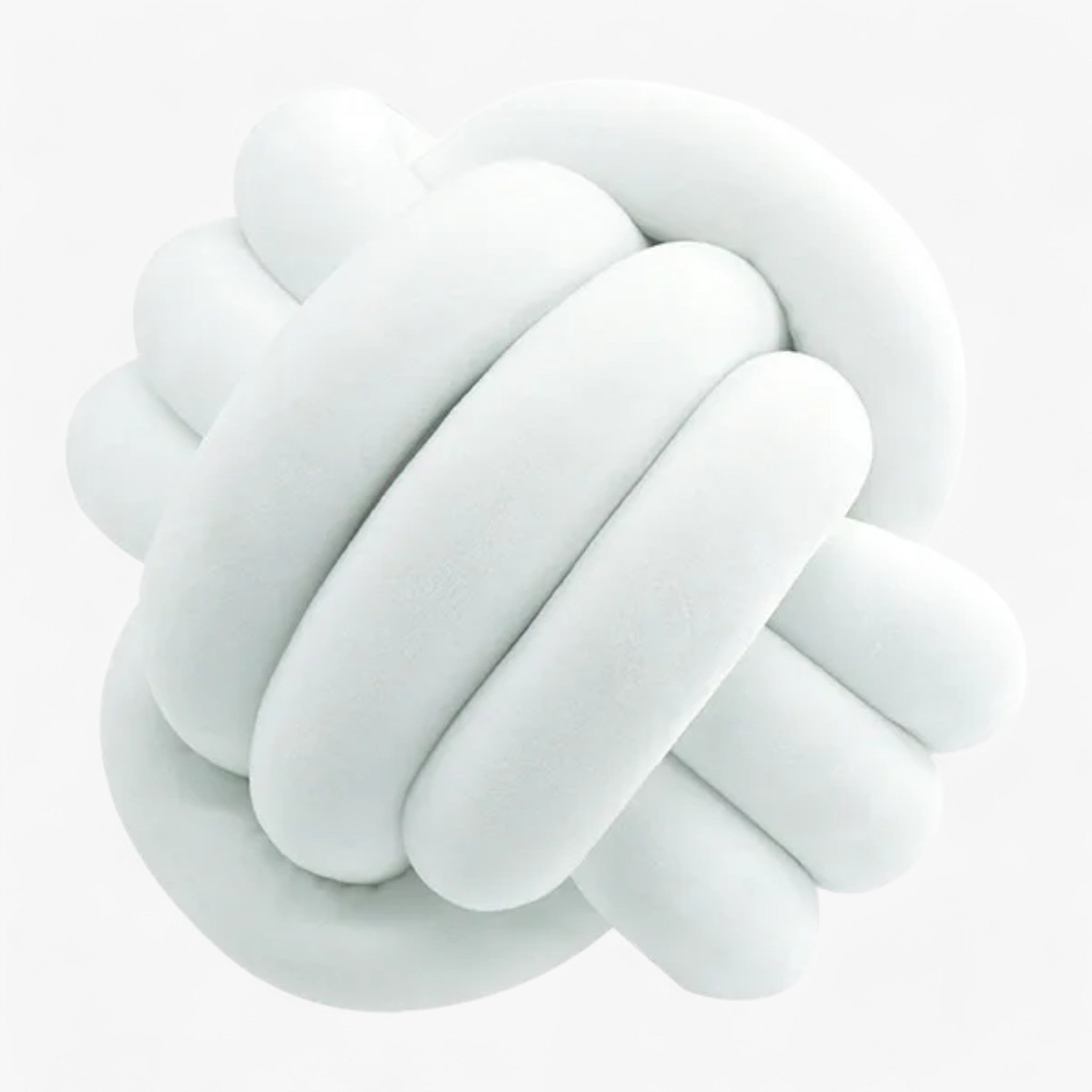 Ellie | Rund Knap Pudebetræk - Kram og Dekorativ - Hvid - house & garden - {{ product_tags }