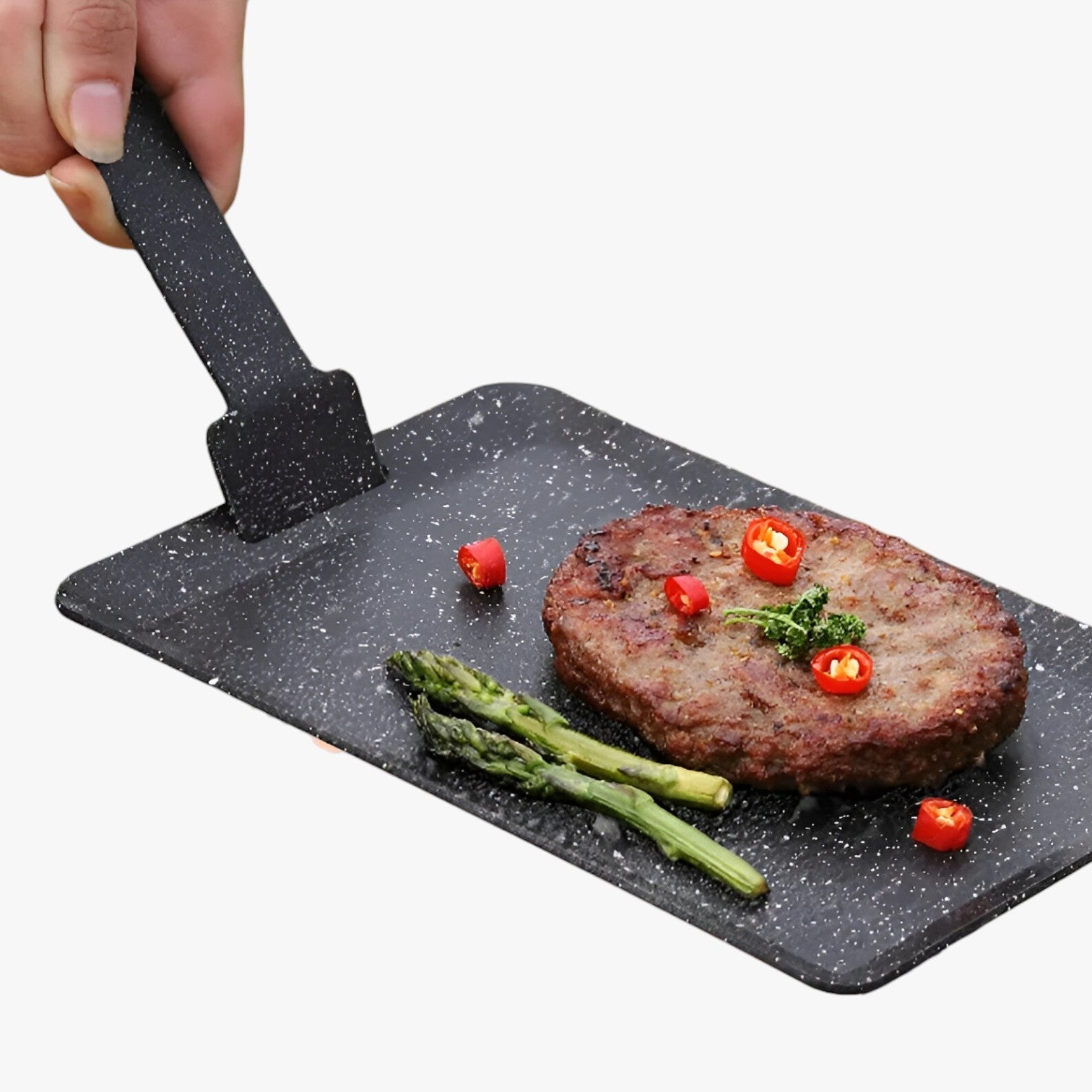 Lenart | Bærbar Mini Grillpande - Non-stick belægning & Perfekt til BBQ - - house & garden - {{ product_tags }