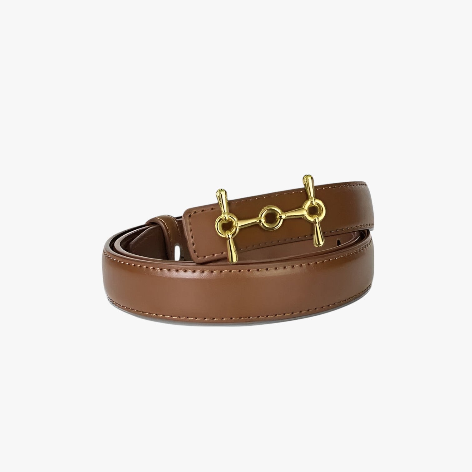 Wrenley | Stilfuld læderbælte – tidløs design og perfekt pasform - brun 110cm - men's fashion - {{ product_tags }
