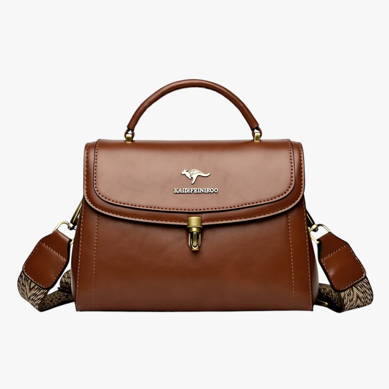 Arabella | Elegant skuldertaske og crossover taske i læder - Gul - bags - {{ product_tags }