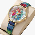 Elora | Reloj vintage con flores para mujer