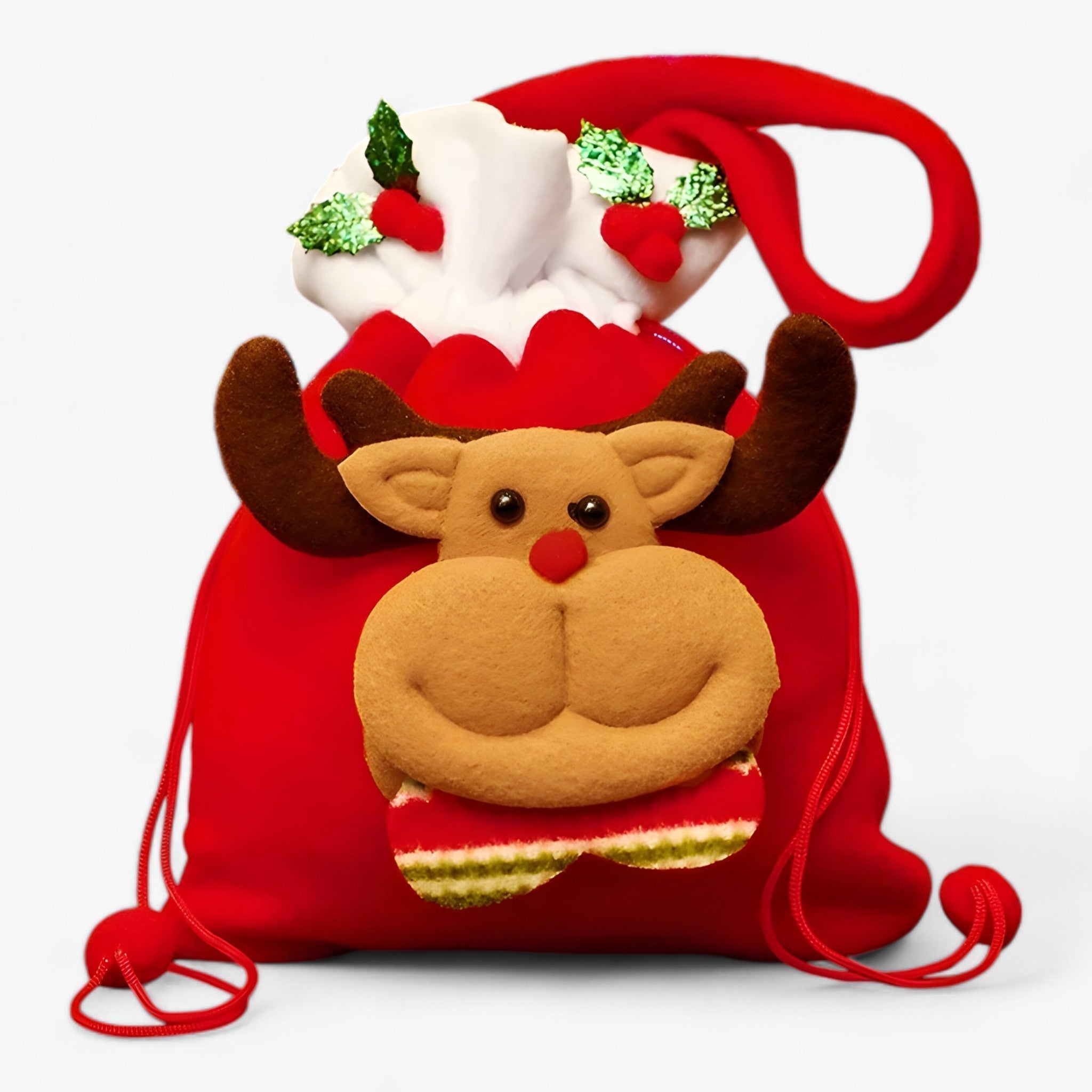 Julemandsbjørn | Julegaveposer – perfekte til at opbevare dine festlige gaver og slik - Hjort 10 stykker - christmas - {{ product_tags }
