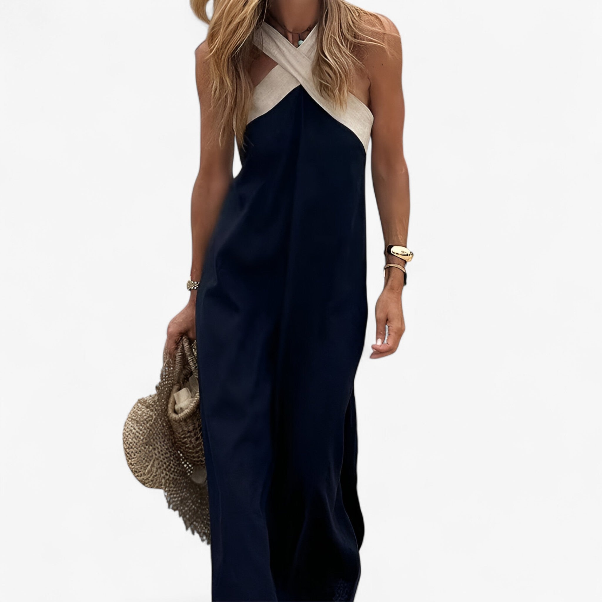 Klara | Halterkjole – Elegant og tidløs - - women's fashion - {{ product_tags }