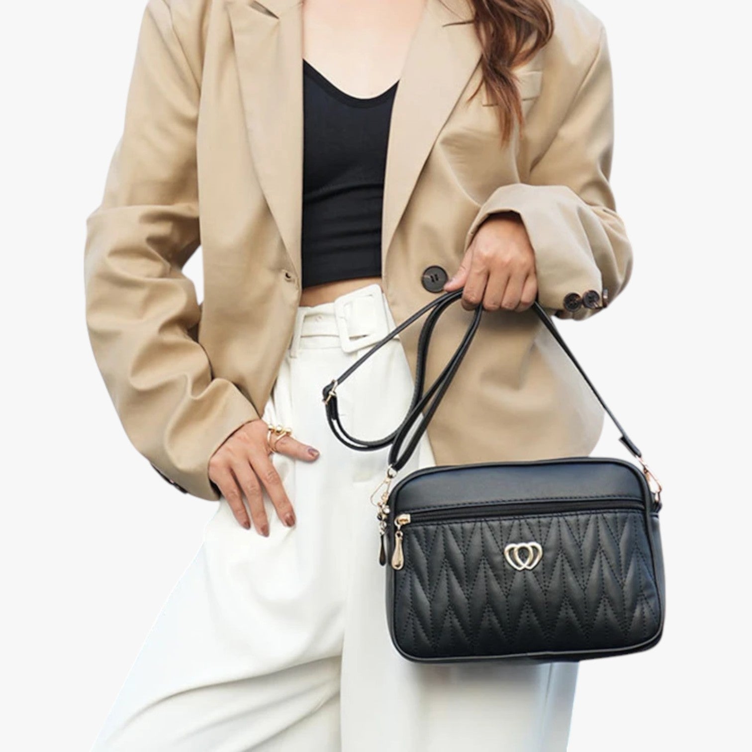 Mariah | Dameveske 2024 i myk PU-læder, elegant og alsidig - - Mariah | Dameveske 2024 i myk PU-læder, elegant og alsidig - €25 - {{ product_tags }